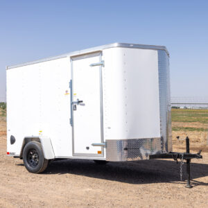 Cargo Craft 6'X12' Enclosed Single Axle - White