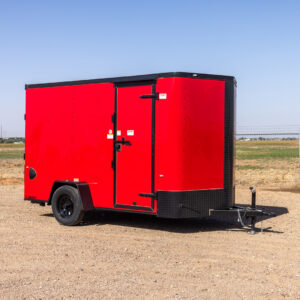 Cargo Craft 6'X12' Enclosed Single Axle - Red