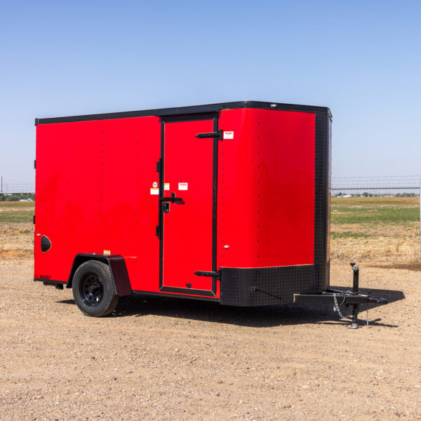 Cargo Craft 6'X12' Enclosed Single Axle - Red