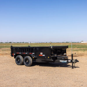 TOPHAT 77"X12' DUMP TRAILER -1