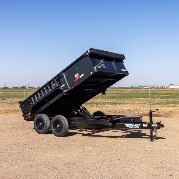 TOPHAT 77"X12' DUMP TRAILER -2 - Image 3