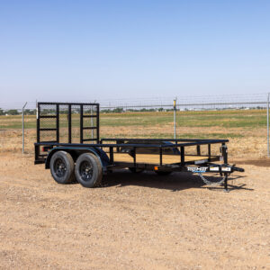 TOPHAT 77"X12'  TANDEM AXLE UTILITY TRAILER